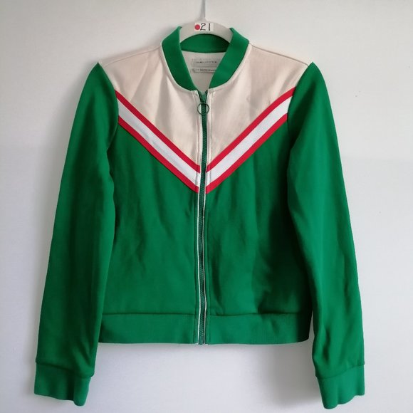 Urban Outfitters Women's Green Zip Up Sweatshirt Jacket Size S-P - Picture 1 of 6